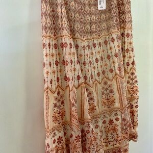 Large Soft Surroundings Embellished Maxi Skirt NWT